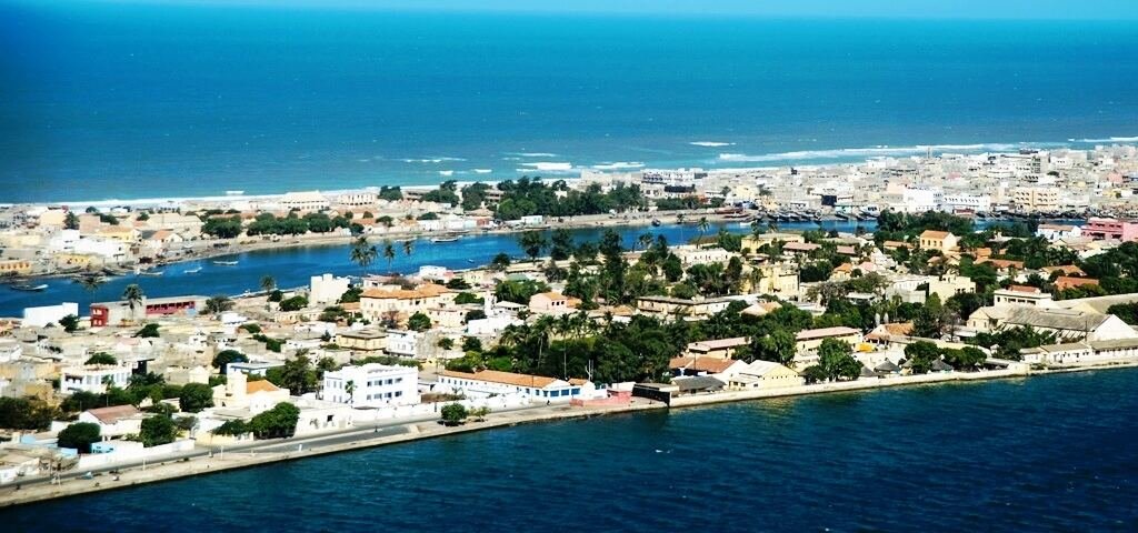 Aerial view of Saint-Louis